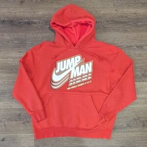 Nike Jump Man NBA World Champs 91 92 93 red hoodie - SIZE 2XL